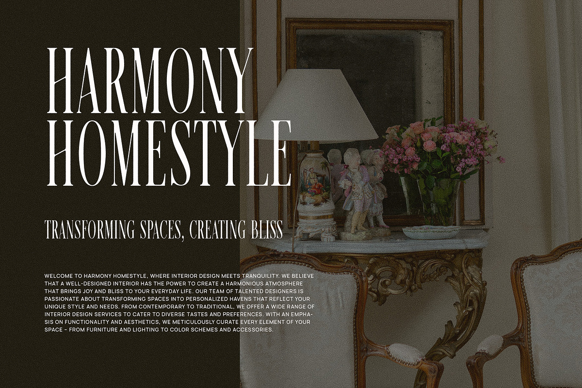 Hainnan Elegant Ligature Serif Font, a Serif Font by Graphicxell (Photo 4 of 7)