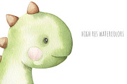 Dinosaurs name creator watercolor, an Illustration by Alesya Pytskaya (Thumbnail 7 of 8)