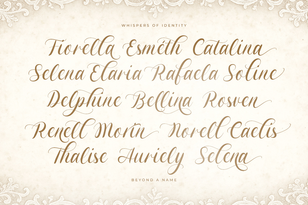 Wedding Trope - Romantic Script, a Script Font by Sarid Ezra (Photo 3 of 10)