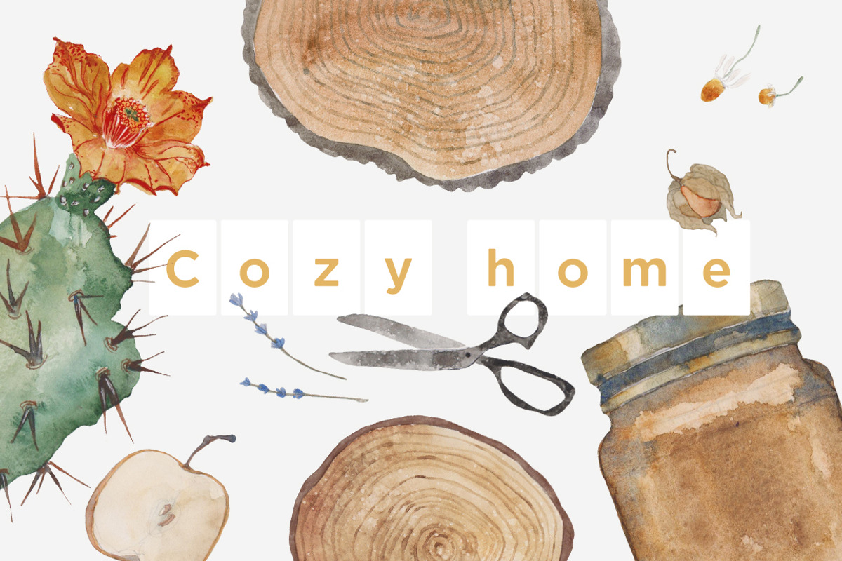 Cozy Home Collection, an Illustration by Elisa Ursa (Photo 1 of 7)