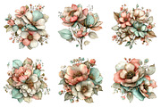 Whimsical spring tulip flowers clipa, an Illustration by SinaCreation (Thumbnail 5 of 11)
