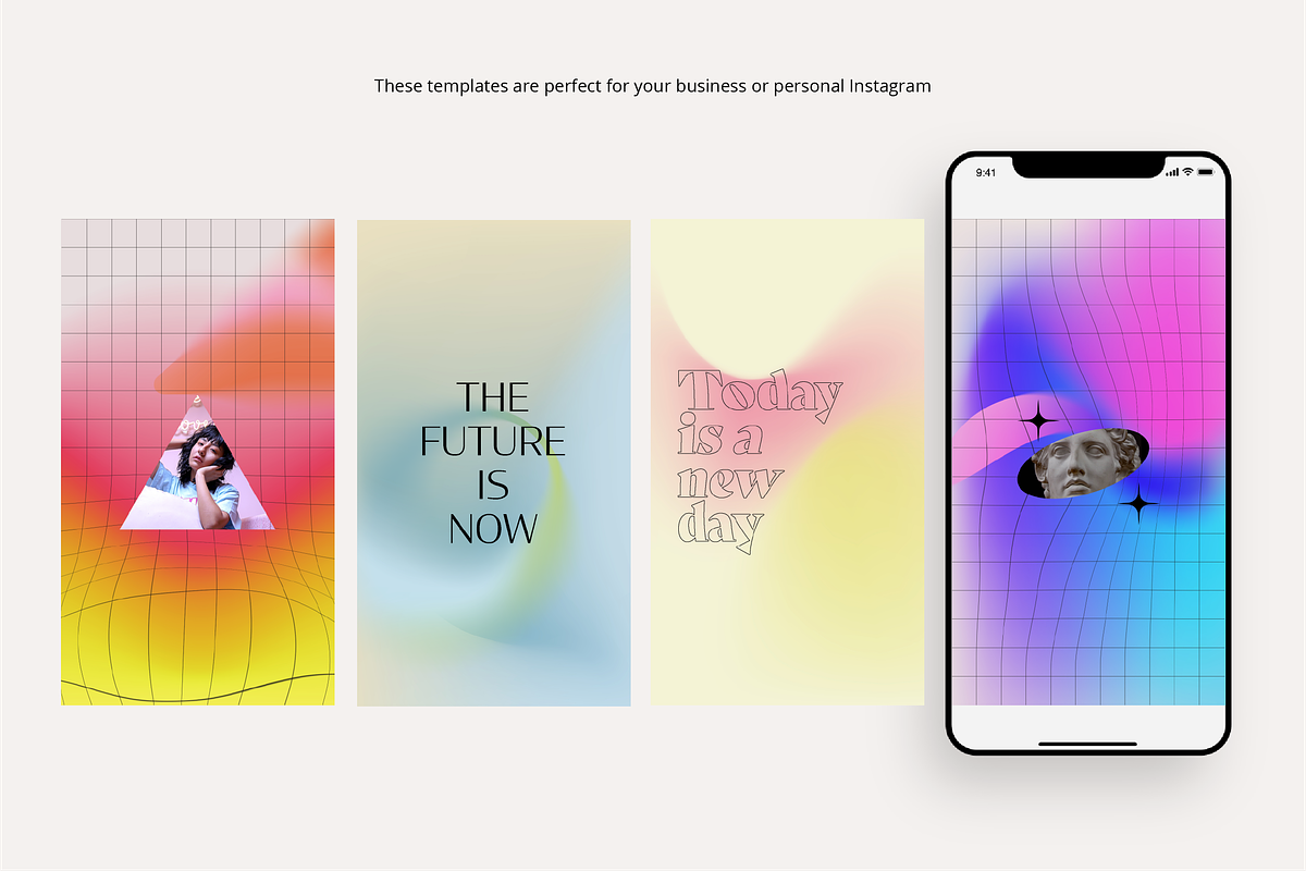 Lo Fi Instagram Posts & Stories, a Social Media Template by TheFisherCreative (Photo 4 of 21)