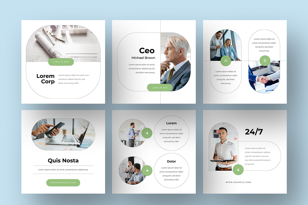 Corporate Instagram Post Templates