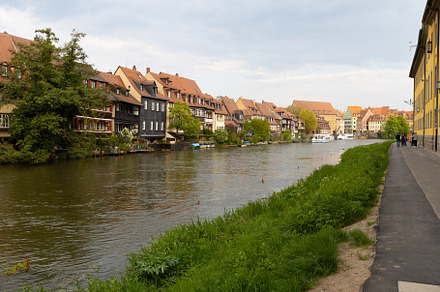 Old city river of Bamberg in Germany