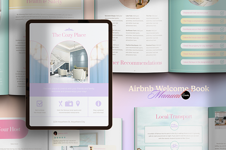 Airbnb Welcome Book, a Magazine Template by Creatif Foundry