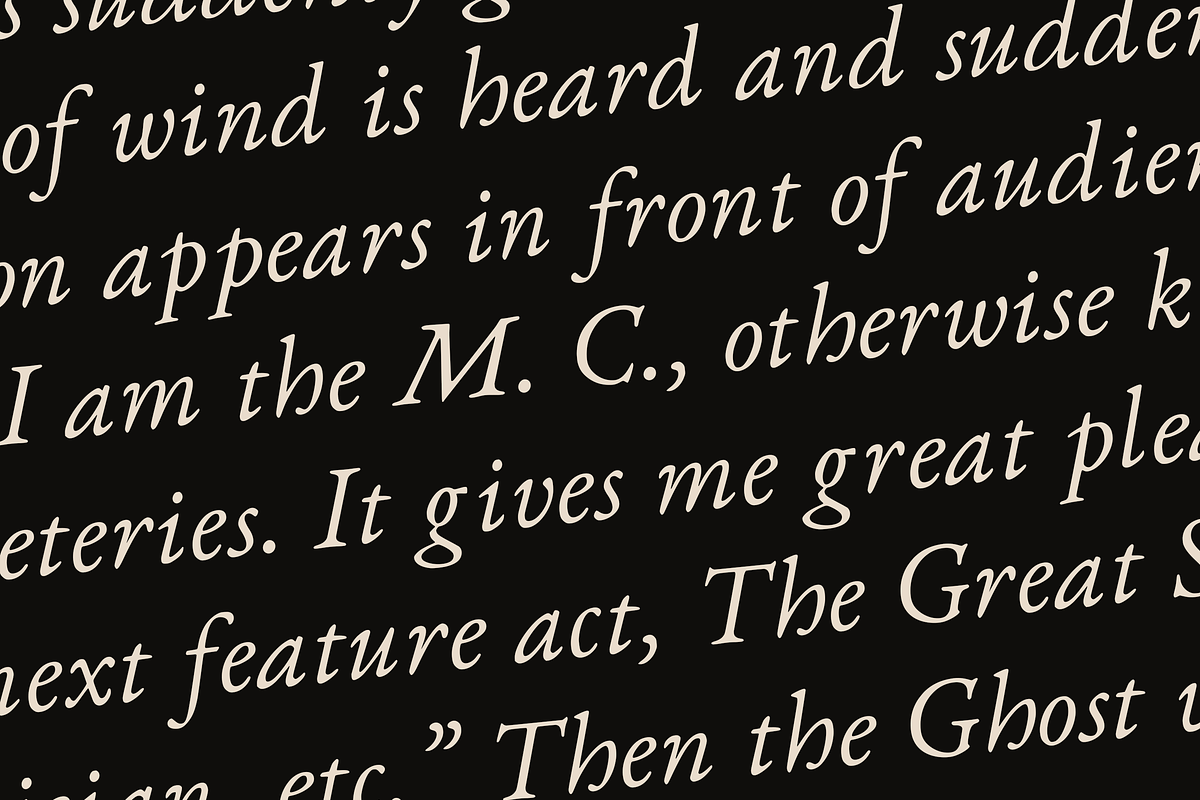 Hall Italic - Typeface, a Serif Font by Lilithcollageart (Photo 3 of 10)