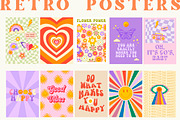Retro Bundle 4 in 1, a Texture Graphic by NassyArt (Thumbnail 4 of 24)