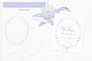 Charming ocean.Watercolor collection, an Animal Illustration by AfonshinaArt (Thumbnail 7 of 11)