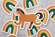 Farm animals cute illustrations, an Animal Illustration by Fave Brush (Thumbnail 9 of 14)