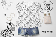 Wild safari animals clipart for kids, a Pattern Graphic by Astra Menta (Thumbnail 9 of 10)