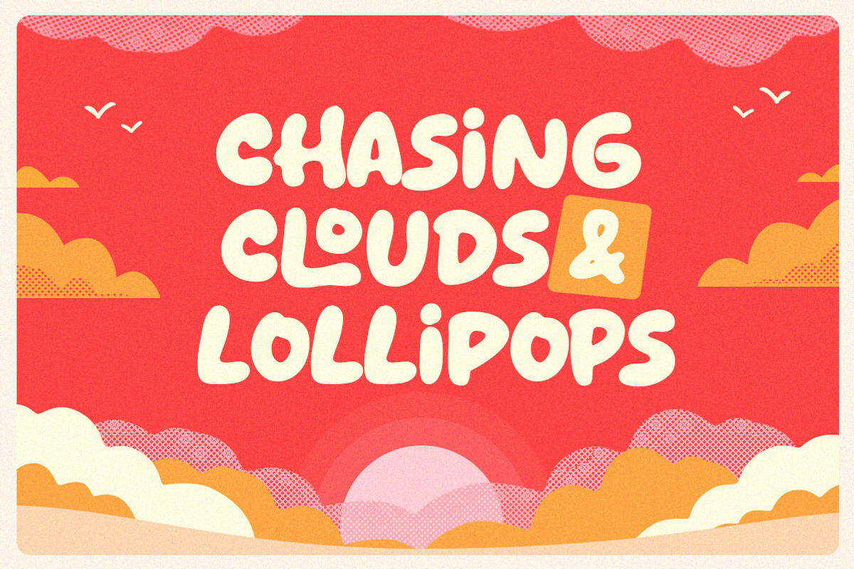 Giggle Drop Bubble Font, a Handwritten Font by Littlehand (Photo 3 of 11)