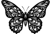 Butterfly Silhouette Bundle, a Decorative Illustration by Designer_Momina (Thumbnail 10 of 20)