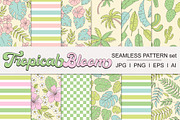 Botanical Summer seamless patterns, a Pattern Graphic by @olga.angelloz (Thumbnail 3 of 3)