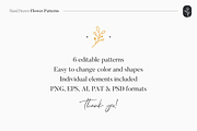 Hand Drawn Flower Patterns, a Pattern Graphic by SL Studio (Thumbnail 9 of 9)