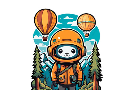 Cute little dog traveller