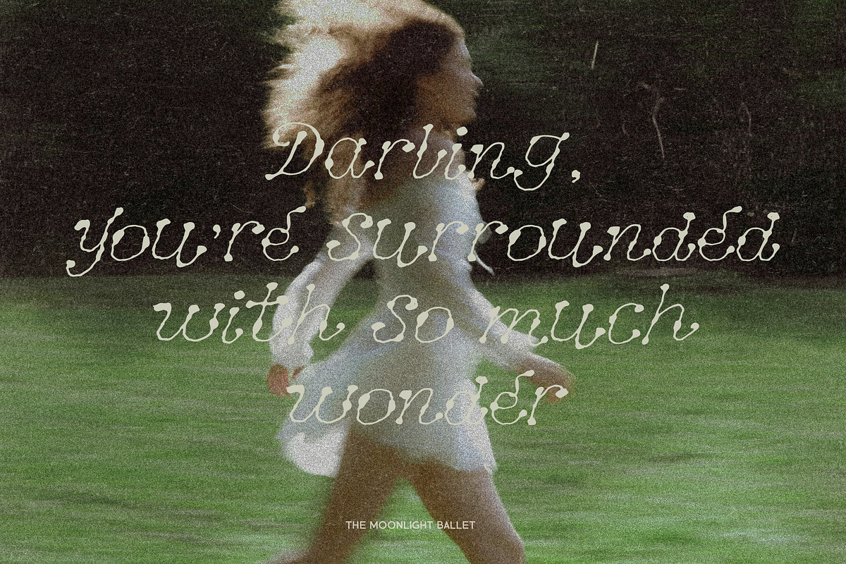 Whimsy Ink Drop Texture Script, a Handwritten Font by Laras Wonderland (Photo 5 of 10)
