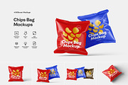 Chips Bag Packaging Mockups, a Packaging Mockup by artimasa (Thumbnail 1 of 5)