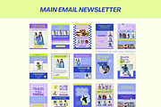 Funky Email Marketing Suite Template, an Email Template by Hell Yeah Designs (Thumbnail 7 of 12)