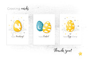 Easter in yellow & blue, a Graphic by NKTN graphics (Thumbnail 7 of 7)