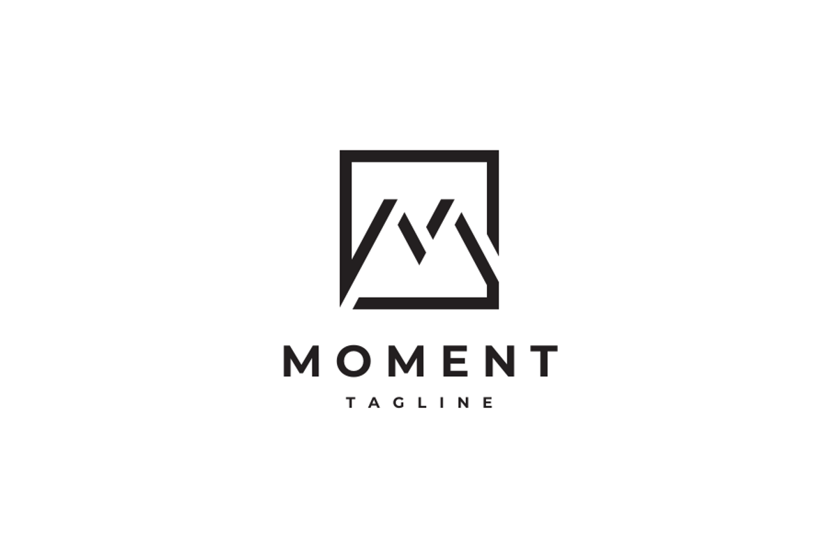 Moment Letter M Logo Design, a Branding & Logo Template by yopie (Photo 3 of 3)