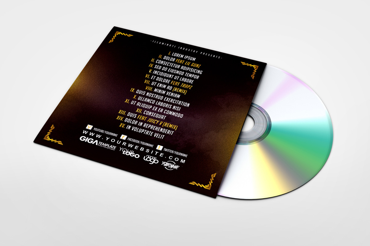 35 CD COVER TEMPLATES | 98%OFF, a Flyer Template by GIGA-TEMPLATE (Photo 40 of 78)