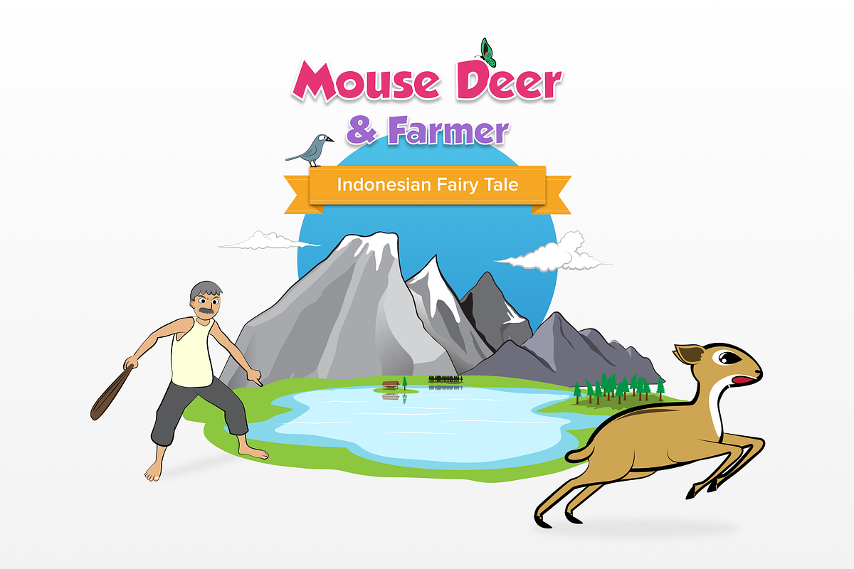 Mouse Deer and Farmer Characters, an Illustration by Creatornomic (Photo 2 of 5)