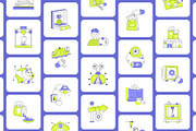 150 Tech and Engineering Icons, an Outline Icon by Creative Stall (Thumbnail 5 of 9)