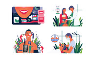 Part 1 Medical website illustrations, a Healthcare Illustration by Grivina's shop (Thumbnail 6 of 37)