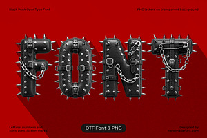 Black Punk Font