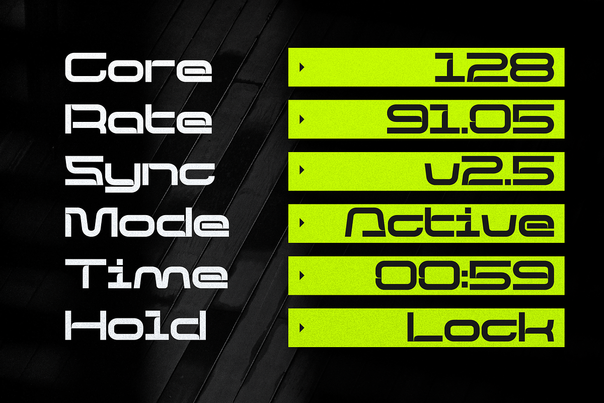 Luroha | Modern Futuristic Font, a Sans Serif Font by gracetype_studio (Photo 7 of 12)