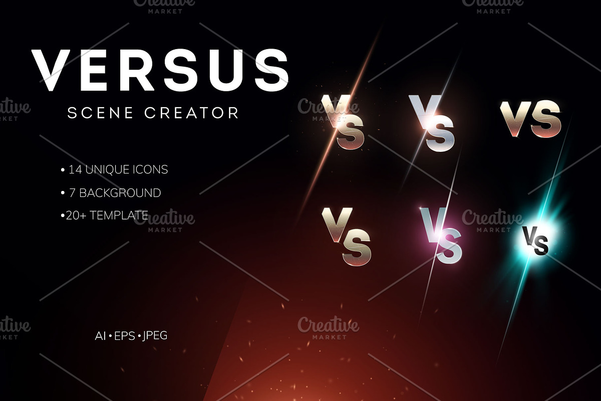 Versus scene creator, an Outline Icon by Vitaliy Starkov (Photo 1 of 8)