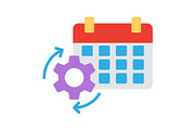 Process Flat Icon, a Duotone Icon by Pexelpy (Thumbnail 1 of 2)