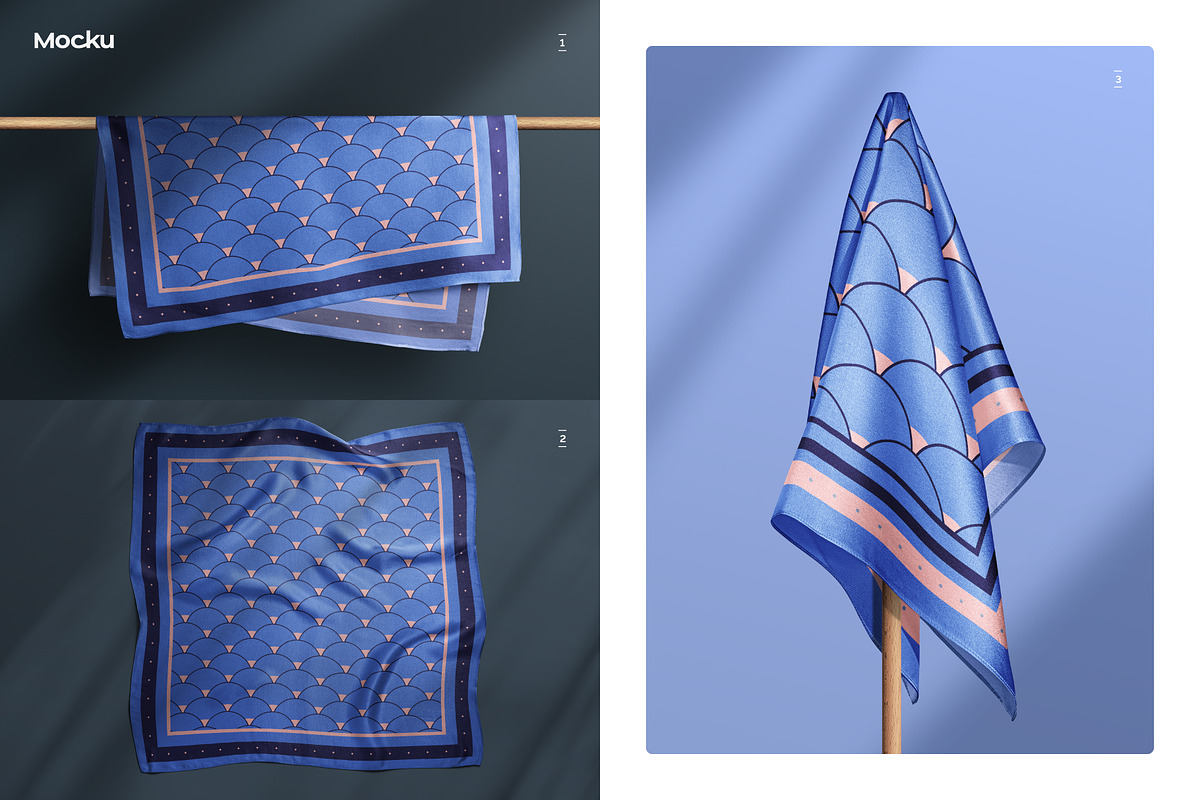 Scarf Mockup - Megapack, an Apparel Mockup by Mocku (Photo 2 of 11)