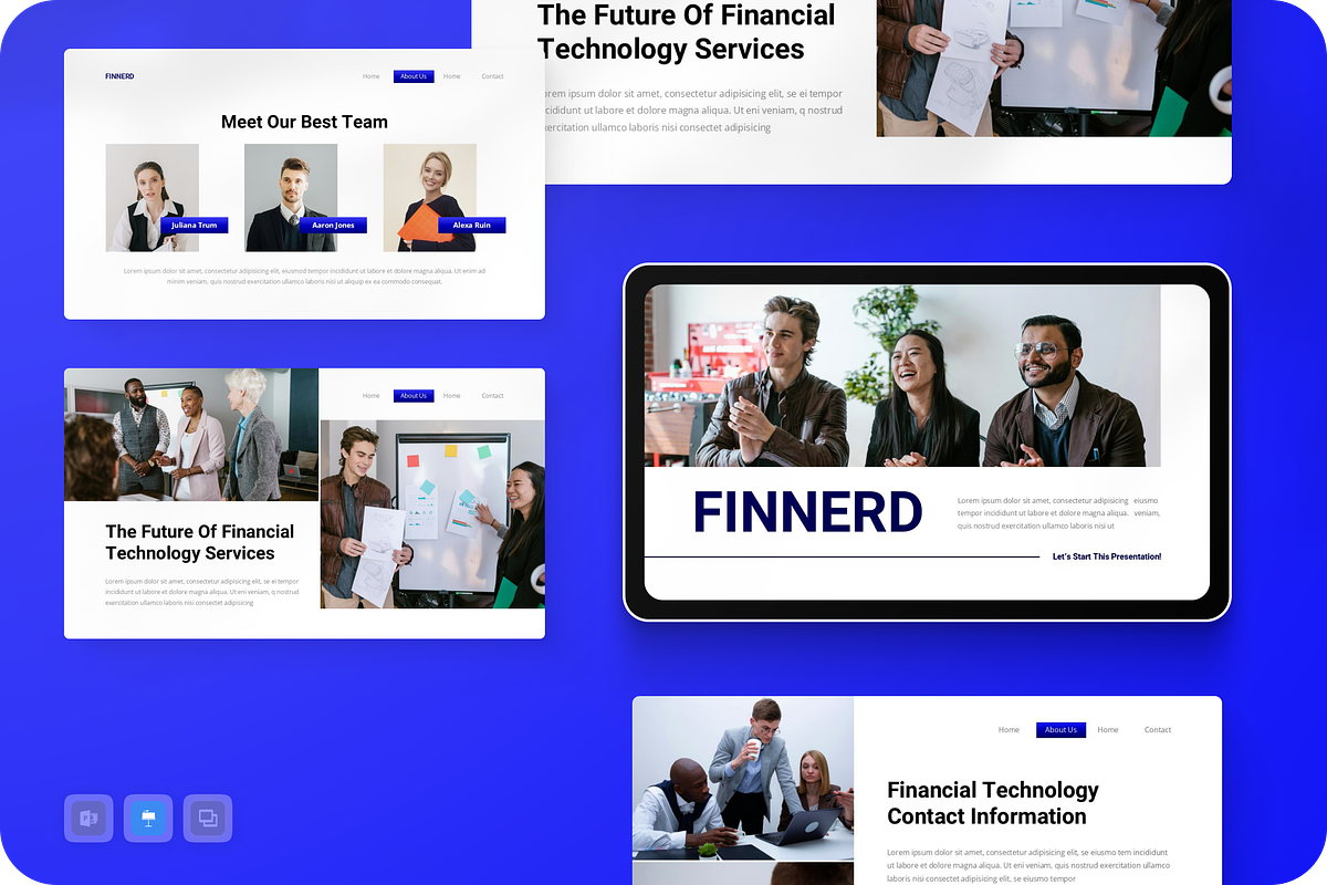 Financial Technology Keynote, a Presentation Template by Annora Studio (Photo 1 of 5)