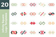 20 Logo Inifinity Square Bundle, a Branding & Logo Template by Friendesigns (Thumbnail 1 of 20)