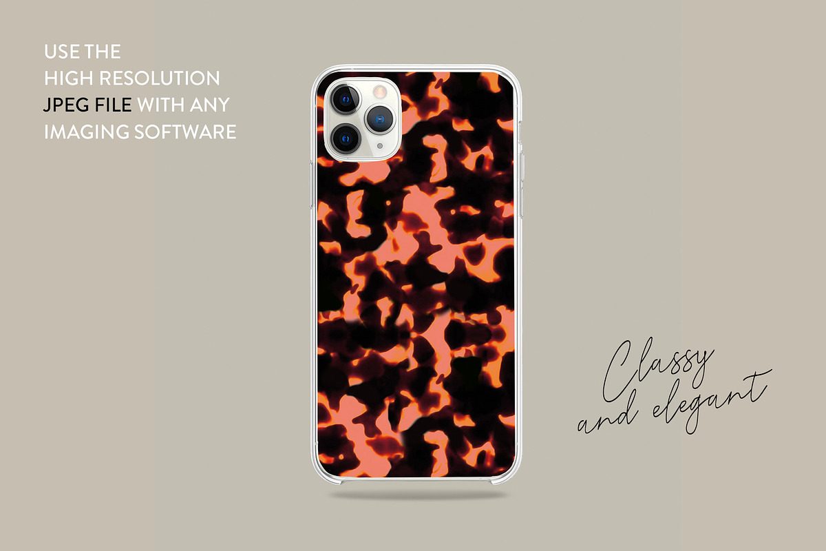 Tortoiseshell Patterns Bundle x 3, a Pattern Graphic by Leysa Flores (Photo 17 of 20)