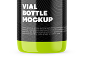 Glossy Vial Bottle Mockup, a Packaging Mockup by Green Art (Thumbnail 5 of 5)