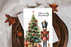 Watercolor Nutcracker Clipart Pack