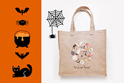 Happy Halloween. Clipart, patterns, a Seasonal Illustration by Helen Sko (Thumbnail 3 of 8)