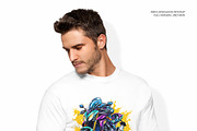Men Longsleeve 10x Mock-ups, a Shirt Mockup by Mocca Mockups Store (Thumbnail 3 of 5)