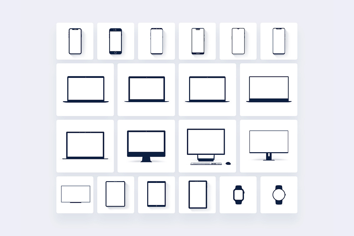 20 Minimalist & Flat Devices Mockups, an iPhone Mockup by Asylab (Photo 11 of 97)