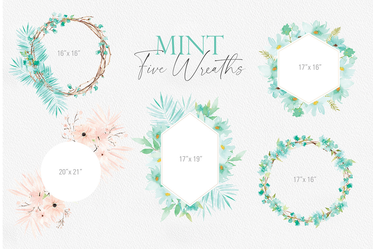Watercolor Flower - Fantasy Mint, an Illustration by Beigetime (Photo 5 of 9)