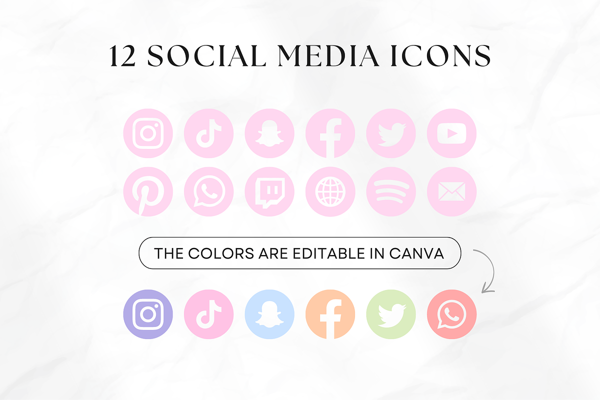 YouTube Brand Kit For Canva • Y2K, a Social Media Template by OniriqveDesigns (Photo 8 of 10)