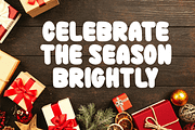 Revered Christmas Typeface, a Handwritten Font by Seemly Fonts (Thumbnail 4 of 6)