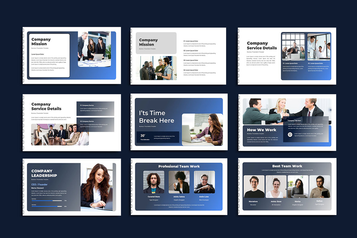 COMPANY PROFILE KEYNOTE&GSL, a Presentation Template by yanindesign (Photo 3 of 4)