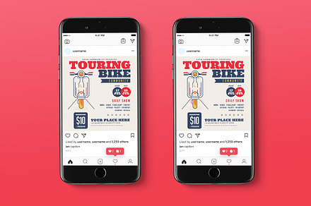Bike Tour Instagram Post Flyer