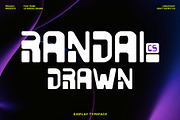 CS Randal Drawn, a Sans Serif Font by Craft Supply Co. (Thumbnail 1 of 9)