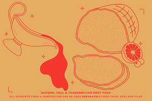 Thanksgiving Vector Illustrations