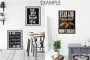 Frames & Walls Scandinavian Bundle-3, a Print Template by Yuri-U (Thumbnail 19 of 42)