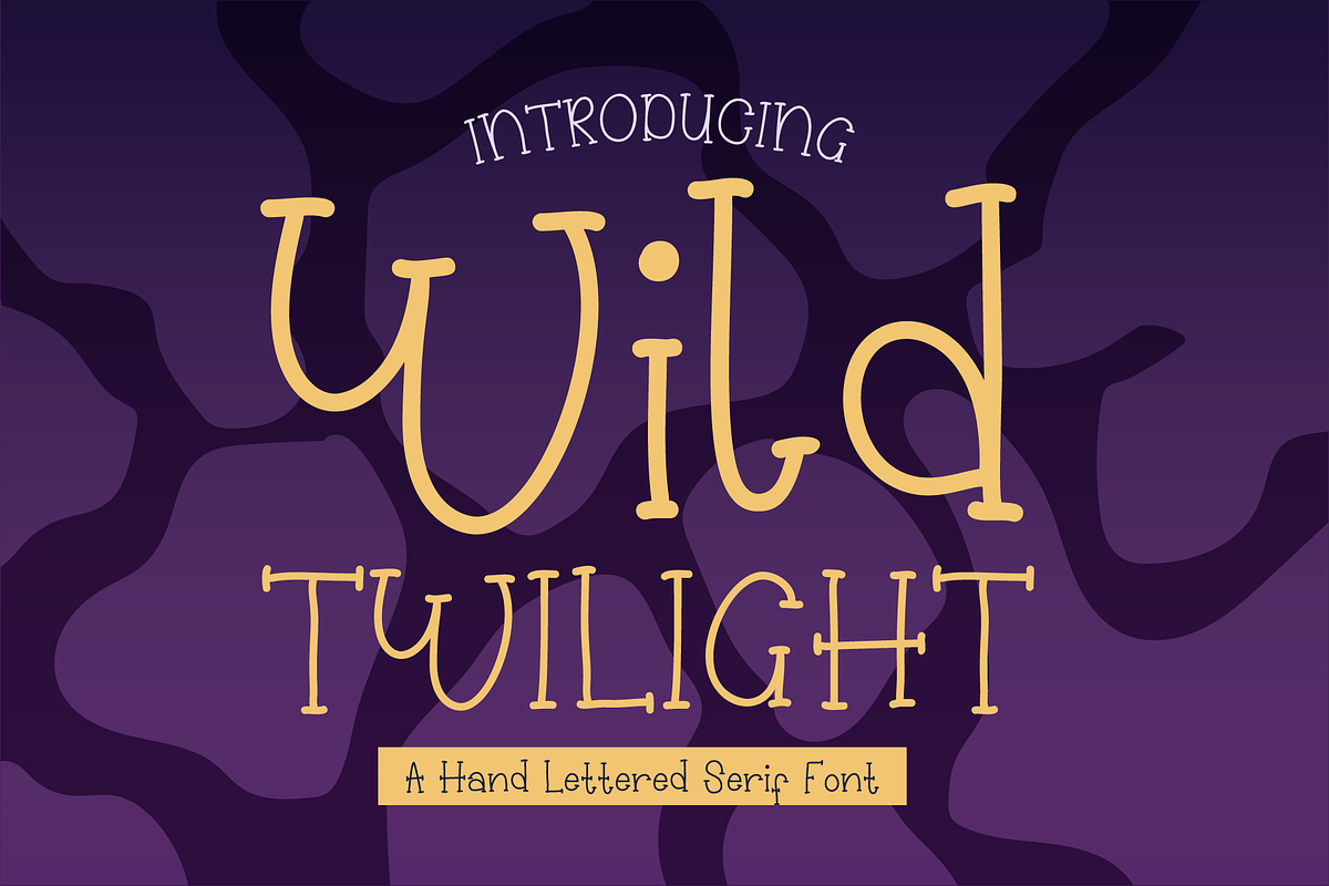 Wild Twilight Cute Typewriter Font, a Serif Font by Dancing with Ink (Photo 1 of 19)